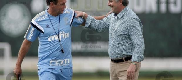 Cuca e Nobre conversam na Academia Cuca e Nobre conversam na Academia
