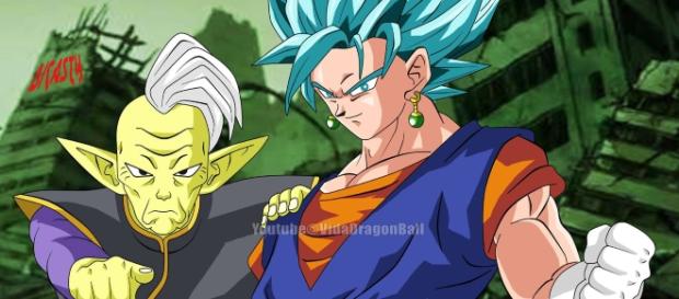 Gowasu y vegeto preparados para luchar Gowasu y vegeto preparados para luchar