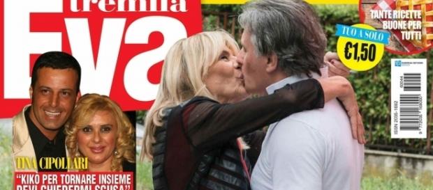 Il bacio tra Gemma e Giorgio in copertina su Eva Tremila Il bacio tra Gemma e Giorgio in copertina su Eva Tremila