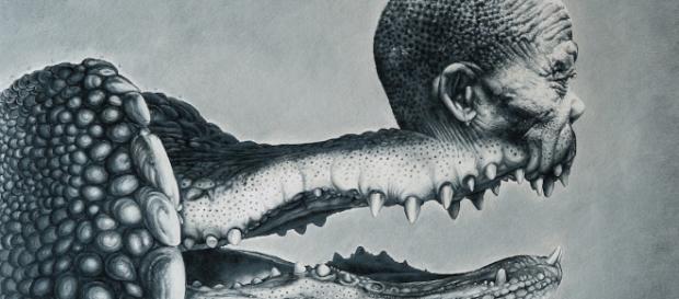 Jose Molina, Avarizia, 2016, matita grassa su carta, cm 75,5x90, ©Ernesto Blotto Jose Molina, Avarizia, 2016, matita grassa su carta, cm 75,5x90, ©Ernesto Blotto
