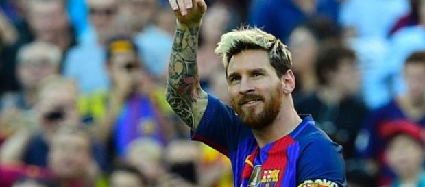 Messi anotó un hattrick ante el City Messi anotó un hattrick ante el City