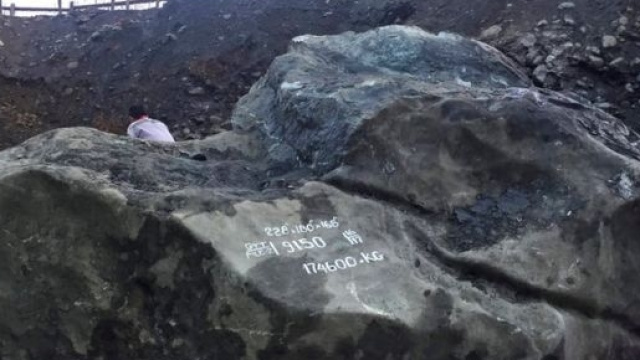 La giada trovata in una miniera in Birmania