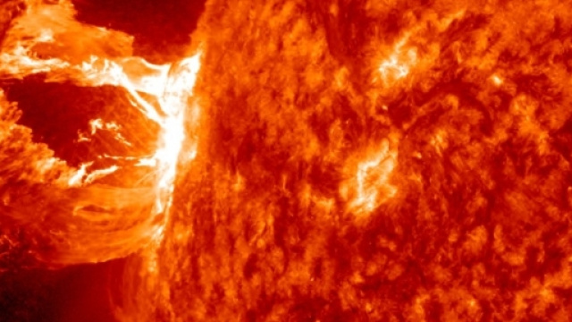 una tempesta solare geomagnetica