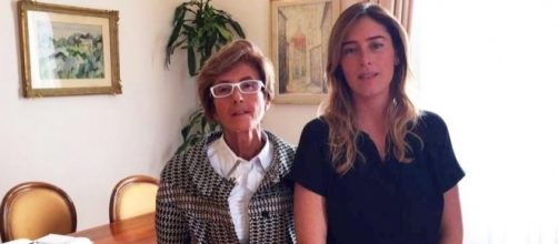 Riforma pensioni, delegazione Opzione donna proroga 2018 incontra con la Boschi (nella foto con Vania Borboni)
