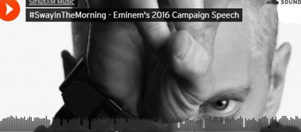 Dans un long premier morceau de son futur album, Eminem appelle à ne pas voter Trump Dans un long premier morceau de son futur album, Eminem appelle à ne pas voter Trump