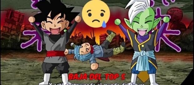 Dragon Ball Super baja del top 5 Dragon Ball Super baja del top 5