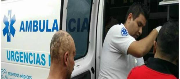 Feridos foram transportados para o hospital Feridos foram transportados para o hospital