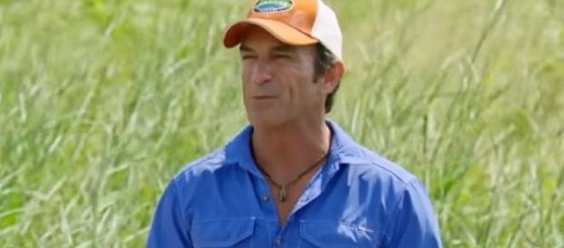 Jeff says "drop your buffs" via YouTube CBS Survivor Jeff says "drop your buffs" via YouTube CBS Survivor