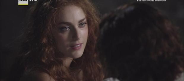 Miriam Leone in una scena de I Medici Miriam Leone in una scena de I Medici