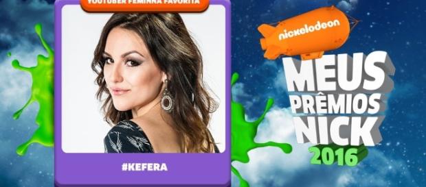 Kéfera venceu a disputada premiação Kéfera venceu a disputada premiação