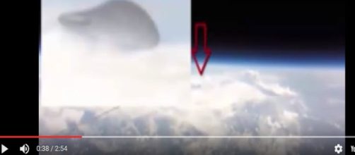 Un frame estratto dal video dell'UFO
