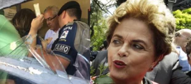 Dilma vota e e encontra tumulto Dilma vota e e encontra tumulto