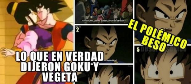 El polémico diálogo entre Goku y Vegeta sobre el beso de Trunks y Mai en Dragon Ball super. ¿Goku nunca ha besado a Milk (chichi)? El polémico diálogo entre Goku y Vegeta sobre el beso de Trunks y Mai en Dragon Ball super. ¿Goku nunca ha besado a Milk (chichi)?