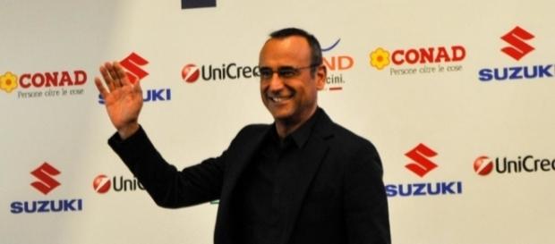 Carlo Conti, conduttore del Festival di Sanremo per la terza edizione consecutiva. Carlo Conti, conduttore del Festival di Sanremo per la terza edizione consecutiva.