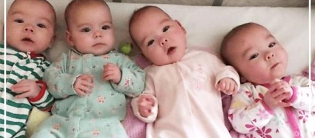 Grace perdeu 4 filhos em 4 anos, até que engravidou de 4 bebês Grace perdeu 4 filhos em 4 anos, até que engravidou de 4 bebês