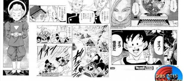 Imagen del manga original de Dragon Ball Super Imagen del manga original de Dragon Ball Super
