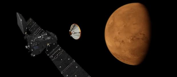 Missing Mars lander Schiaparelli may have ditched parachute too ... - expressandstar.com Missing Mars lander Schiaparelli may have ditched parachute too ... - expressandstar.com
