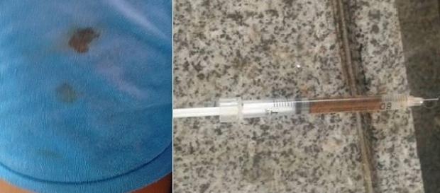 Mulher é uma das vítimas do maníaco da seringa Mulher é uma das vítimas do maníaco da seringa