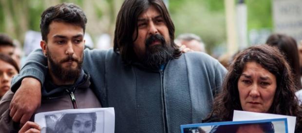 No sábado, 15 de outubro, a família de Lucía compareceu a marcha por justiça em Mar del Plata. No sábado, 15 de outubro, a família de Lucía compareceu a marcha por justiça em Mar del Plata.