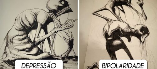 10 doenças mentais retratadas em ilustrações assustadoras