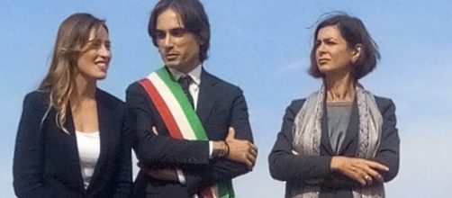 Il Sindaco Giuseppe Falcomatà, Maria Elena Boschi e Laura Boldrini