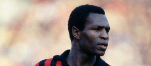 Luther Blissett, attaccante inglese di origine giamaicana, al Milan nella stagione 1984/85