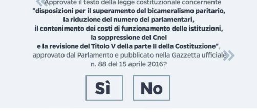 Referendum costituzionale: il Tar respinge il ricorso per difetto assoluto di giurisdizione