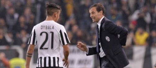 Ultime notizie Milan-Juventus, venerdì 21 ottobre 2016: Allegri con Dybala, foto eurosport.com