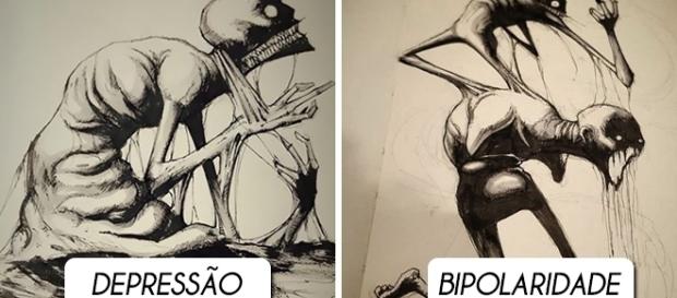 10 doenças mentais retratadas em ilustrações assustadoras 10 doenças mentais retratadas em ilustrações assustadoras