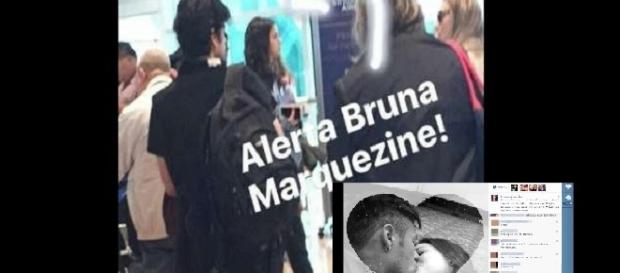 Foto montagem: Marquezine é flagrada em aeroporto Foto montagem: Marquezine é flagrada em aeroporto