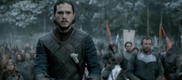 Jon Nieve, durante la 'Batalla de los Bastardos'. Jon Nieve, durante la 'Batalla de los Bastardos'.