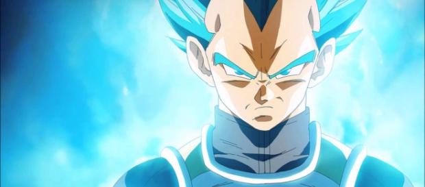 Super Vegeta en SSJ Blue aparece en escena Super Vegeta en SSJ Blue aparece en escena