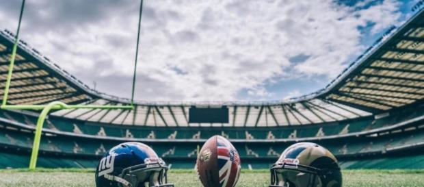 The ball will be smaller and the posts new as Twickenham hosts a different bone crunching sport on Sunday. The ball will be smaller and the posts new as Twickenham hosts a different bone crunching sport on Sunday.