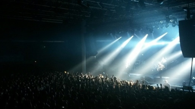 Vista del palco dalla parte alta del teatro