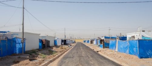 Un campo profughi vicino a Mosul