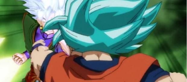 Blackmasu acorralando a Goku, imagen filtrada Blackmasu acorralando a Goku, imagen filtrada