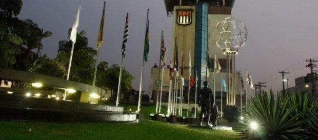 Sede da Federação Paulista de Futebol, na Barra Funda, Zona Oeste da capital paulista Sede da Federação Paulista de Futebol, na Barra Funda, Zona Oeste da capital paulista