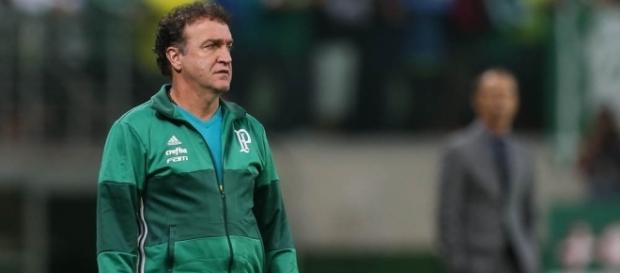 Técnico Cuca da equipe do Palmeiras. Técnico Cuca da equipe do Palmeiras.