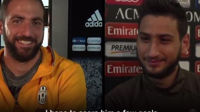Serie A Milan-Juventus, Higuain-Donnarumma, la sfida parte sul web.