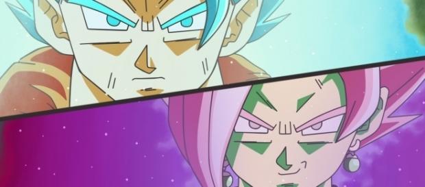 Fan art de la fusión de Zamasu vs Vegetto super saiyajin Blue Fan art de la fusión de Zamasu vs Vegetto super saiyajin Blue