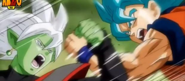 Imagen de la fusión de Zamasu vs Goku Imagen de la fusión de Zamasu vs Goku