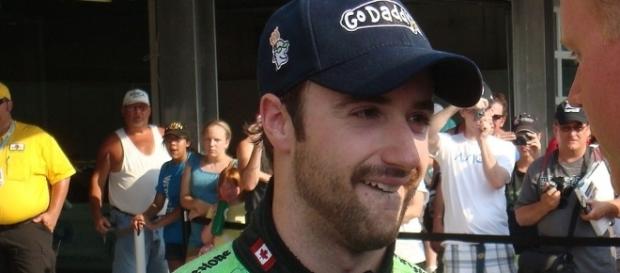IndyCar driver James Hinchcliffe and Sharna Burgess will continue the march toward the 'DWTS' 2016 trophy on Oct. 24. Chuck Carroll/Wikimedia IndyCar driver James Hinchcliffe and Sharna Burgess will continue the march toward the 'DWTS' 2016 trophy on Oct. 24. Chuck Carroll/Wikimedia