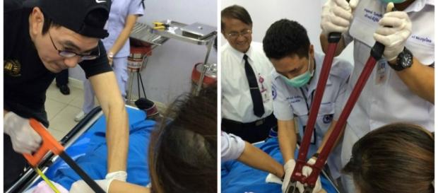Médicos precisaram de novos equipamentos nessa cirurgia Médicos precisaram de novos equipamentos nessa cirurgia