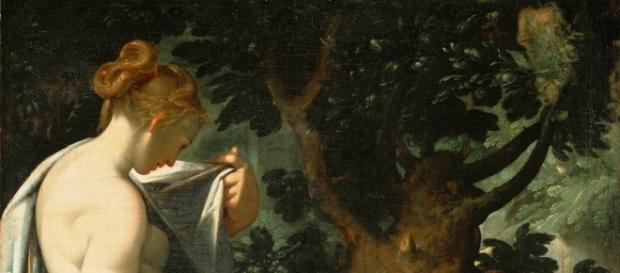 Salmakis i Hermafroditos – obraz Bartholomeusa Sprangera Salmakis i Hermafroditos – obraz Bartholomeusa Sprangera