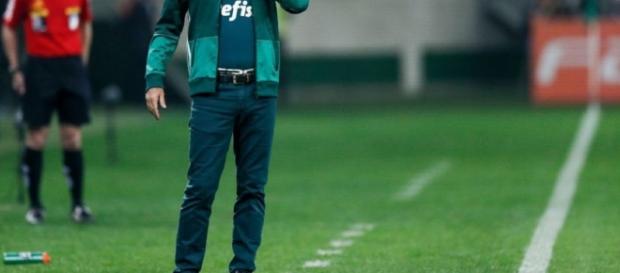 Cuca 'come as unhas' em jogo do Palmeiras. Cuca 'come as unhas' em jogo do Palmeiras.