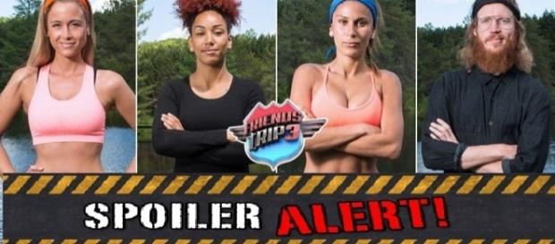Les chefs d'équipe des 4 teams de départ dans Friends Trip 3 Les chefs d'équipe des 4 teams de départ dans Friends Trip 3