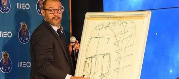 O célebre quadro que ilustrou o "jogador à Porto" O célebre quadro que ilustrou o "jogador à Porto"