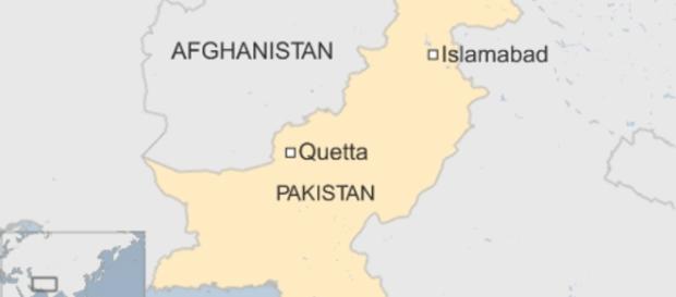 Quetta, fica localizado na região oeste do Paquistão. Quetta, fica localizado na região oeste do Paquistão.