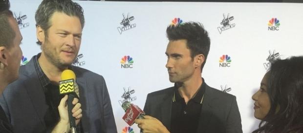 Blake Shelton and Adam Levine serve as mentors on 'The Voice' season 11. Mingle Media TV/Flickr Blake Shelton and Adam Levine serve as mentors on 'The Voice' season 11. Mingle Media TV/Flickr