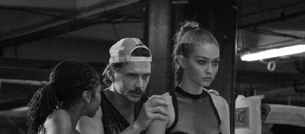 Gigi Hadid e James Franco per Stuart Weitzman Gigi Hadid e James Franco per Stuart Weitzman